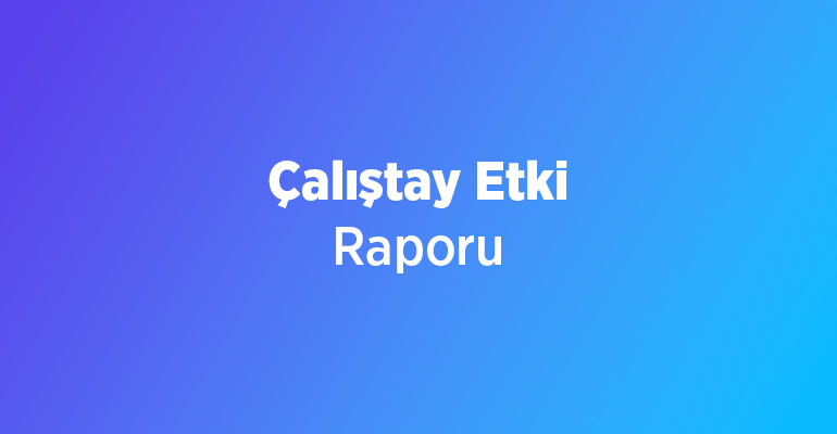 Çalıştay Etki Raporu